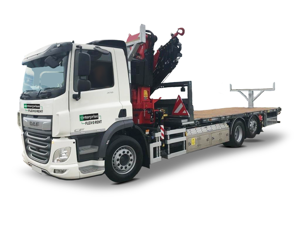 26T Dropside Truck Crane Rear