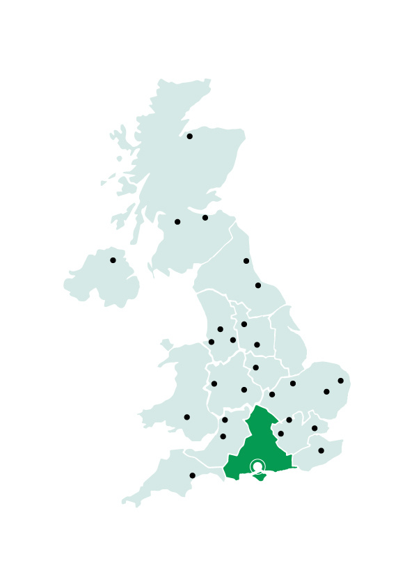 Southampton-Flex-E-Rent-location-map